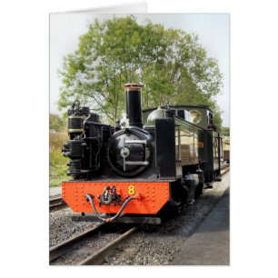 STEAM TRAINS CARD
