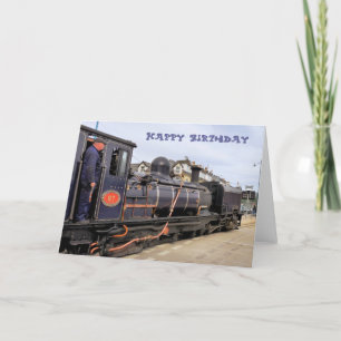 STEAM TRAINS CARD