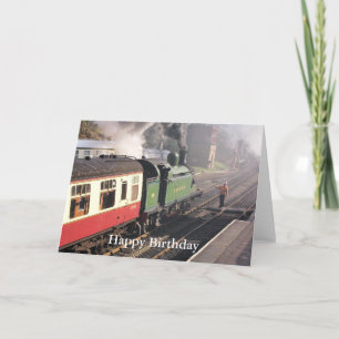 STEAM TRAINS CARD