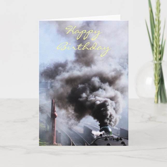 STEAM TRAINS CARD (Front)