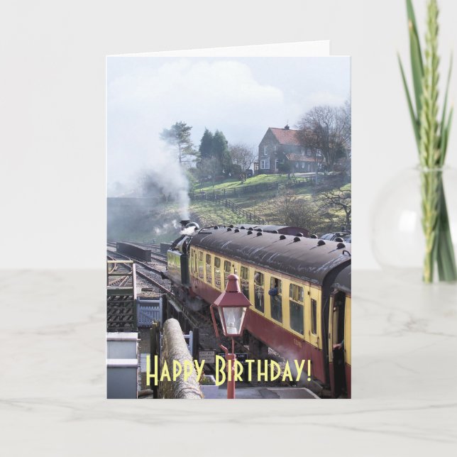 STEAM TRAINS CARD (Front)