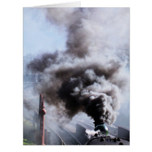 STEAM TRAINS CARD