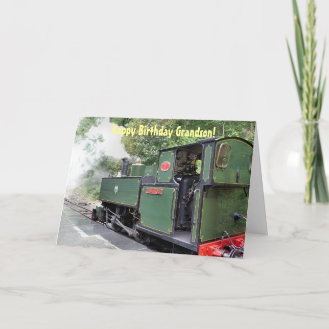 STEAM TRAINS CARD (Front)