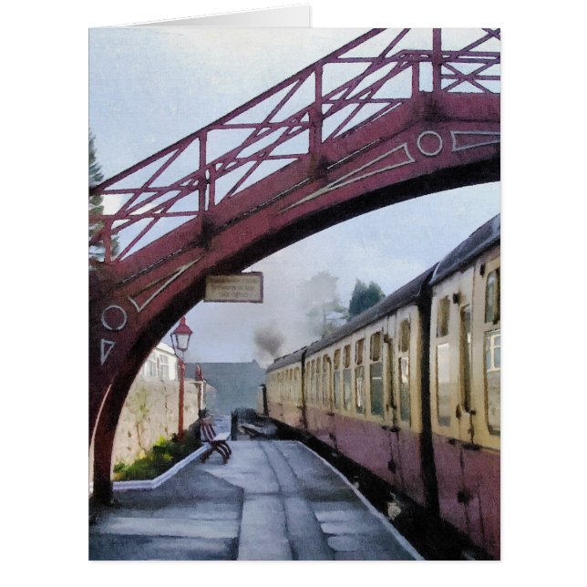 STEAM TRAINS CARD (Front)