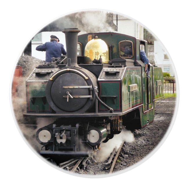 STEAM TRAINS CERAMIC KNOB (Front)