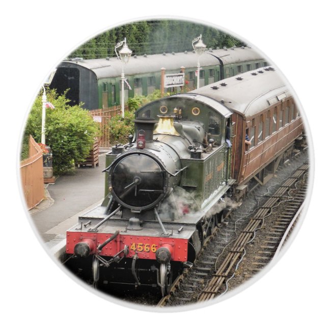 STEAM TRAINS CERAMIC KNOB (Front)