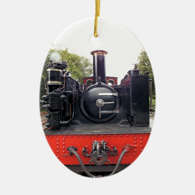 STEAM TRAINS CERAMIC ORNAMENT (Front)