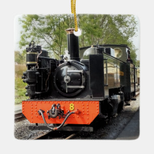 STEAM TRAINS CERAMIC ORNAMENT