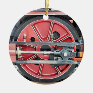 STEAM TRAINS CERAMIC ORNAMENT