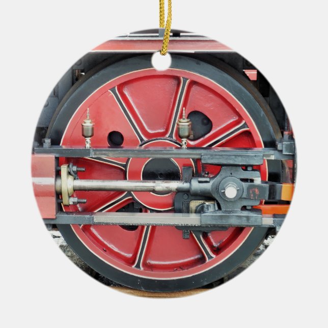 STEAM TRAINS CERAMIC ORNAMENT (Front)