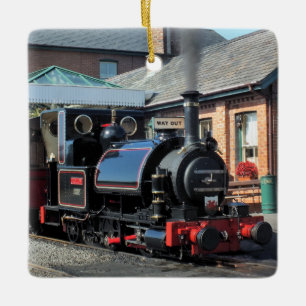 STEAM TRAINS CERAMIC ORNAMENT