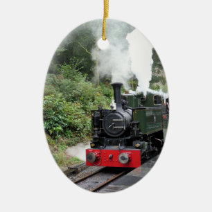 STEAM TRAINS CERAMIC ORNAMENT