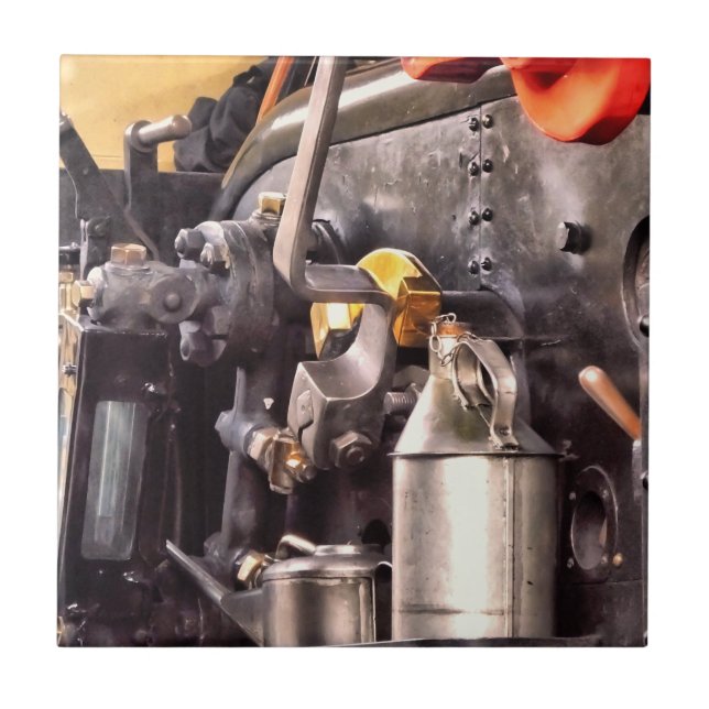 STEAM TRAINS   CERAMIC TILE (Front)