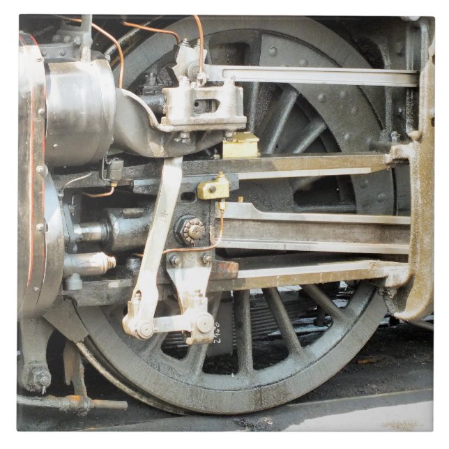 STEAM TRAINS CERAMIC TILE (Front)