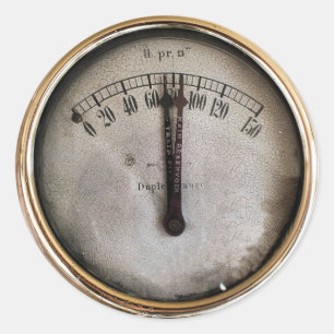 STEAM TRAINS CLASSIC ROUND STICKER