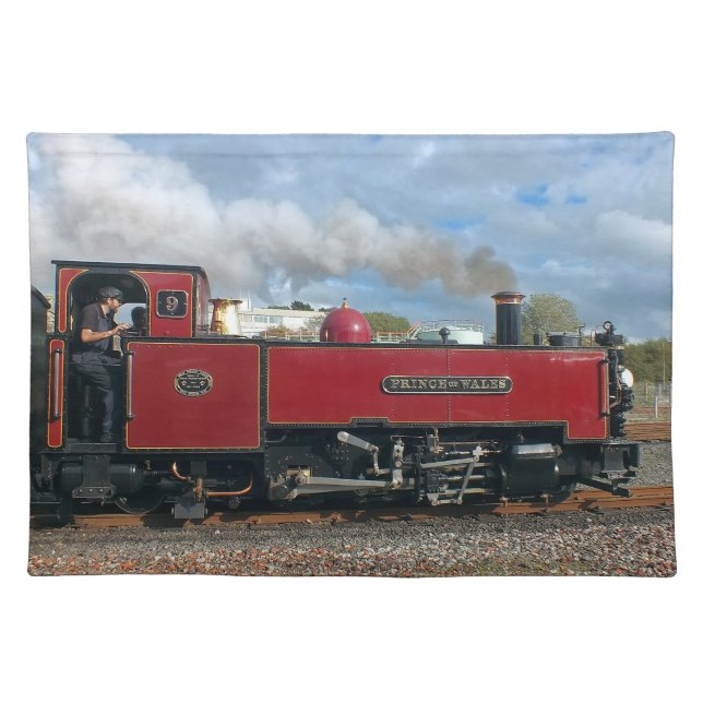 STEAM TRAINS CLOTH PLACEMAT (Front)