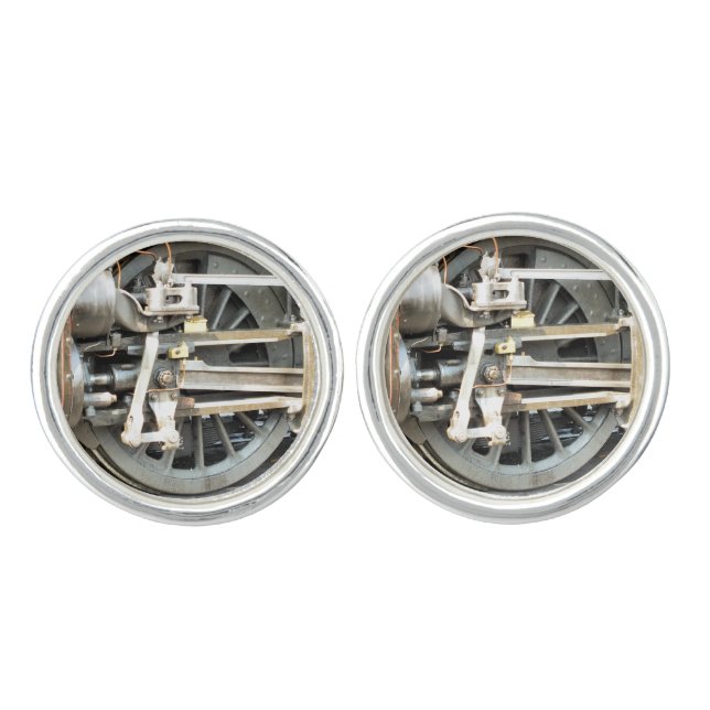STEAM TRAINS CUFFLINKS (Front)