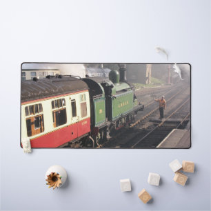 STEAM TRAINS DESK MAT