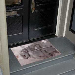 STEAM TRAINS DOORMAT