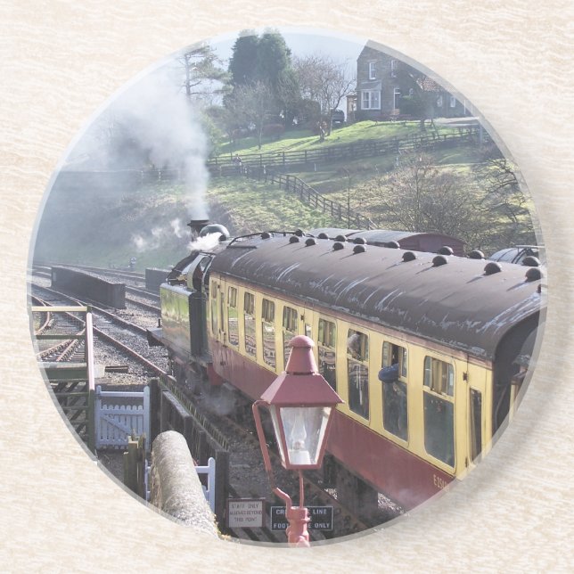 STEAM TRAINS DRINK COASTER (Front)