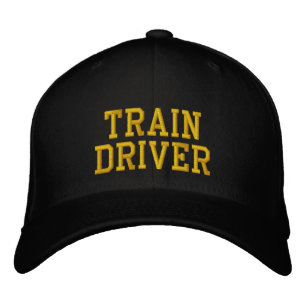 STEAM TRAINS EMBROIDERED BASEBALL CAP