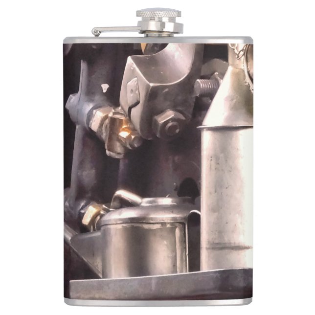 STEAM TRAINS   FLASK (Front)