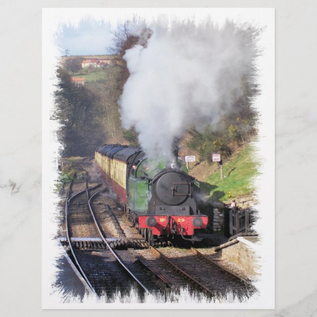 STEAM TRAINS FLYER (Front)