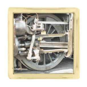 STEAM TRAINS GOLD FINISH LAPEL PIN