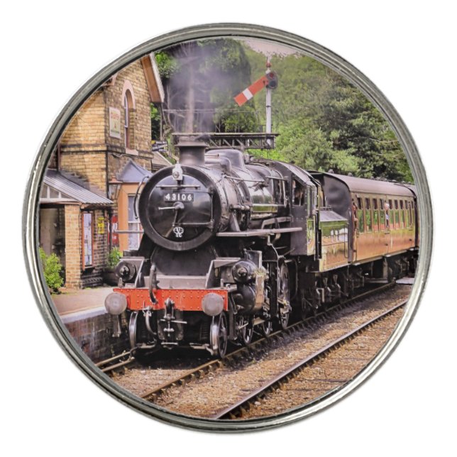 STEAM TRAINS   GOLF BALL MARKER (Front)