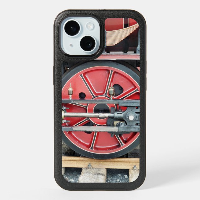 STEAM TRAINS  iPhone 15 CASE (Back)