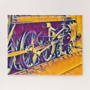 STEAM TRAINS JIGSAW PUZZLE