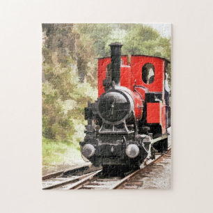 STEAM TRAINS JIGSAW PUZZLE