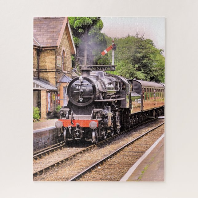 STEAM TRAINS   JIGSAW PUZZLE (Vertical)