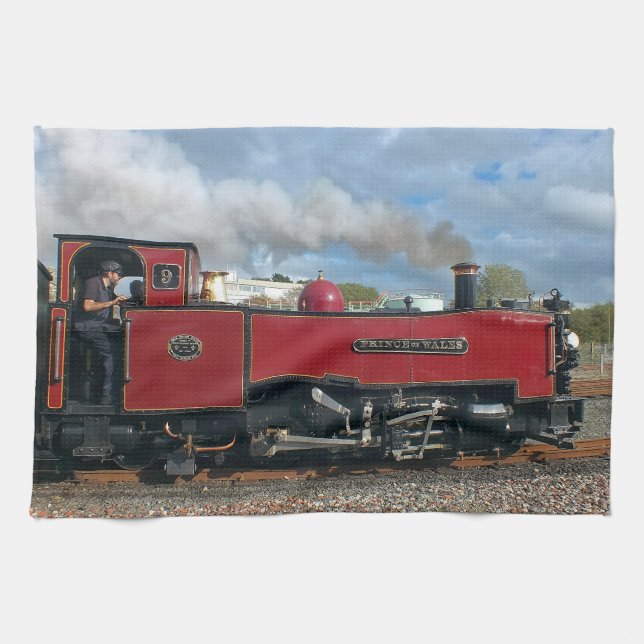 STEAM TRAINS KITCHEN TOWEL (Horizontal)