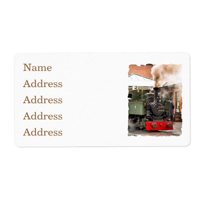 STEAM TRAINS LABEL (Front)