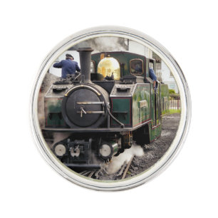 STEAM TRAINS LAPEL PIN