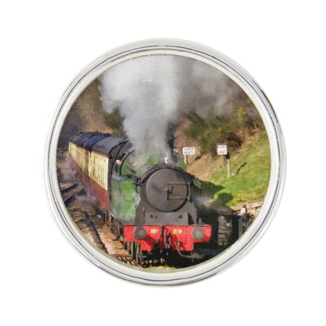 STEAM TRAINS LAPEL PIN (Front)