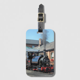 STEAM TRAINS LUGGAGE TAG
