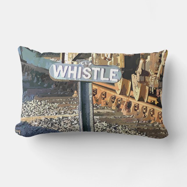 STEAM TRAINS LUMBAR PILLOW (Front)