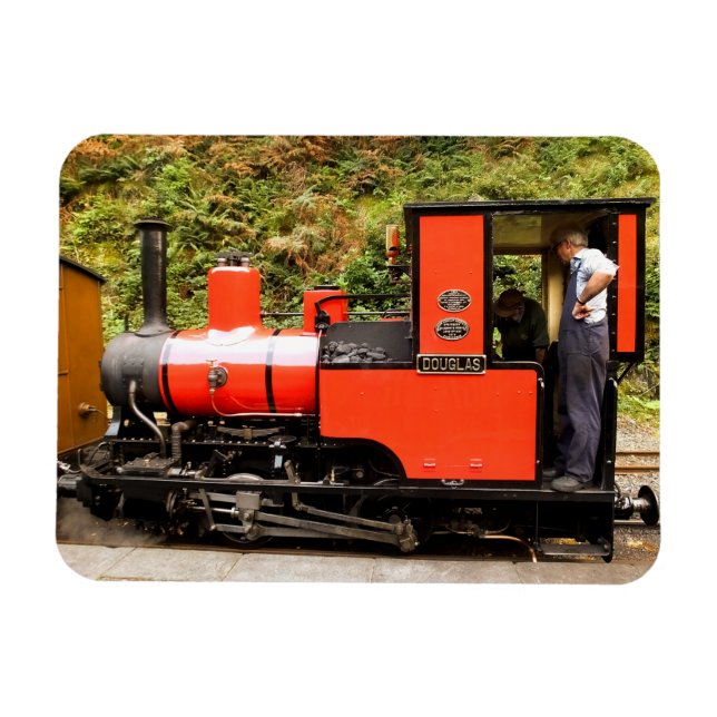 STEAM TRAINS  MAGNET (Horizontal)