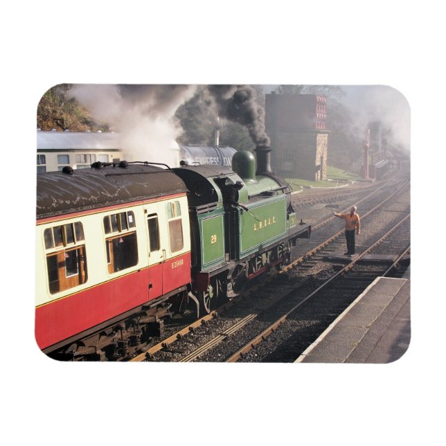 STEAM TRAINS MAGNET (Horizontal)