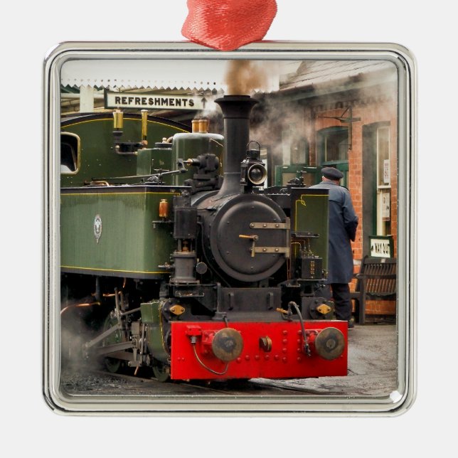 STEAM TRAINS METAL ORNAMENT (Front)
