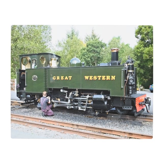 STEAM TRAINS METAL PRINT (Front)