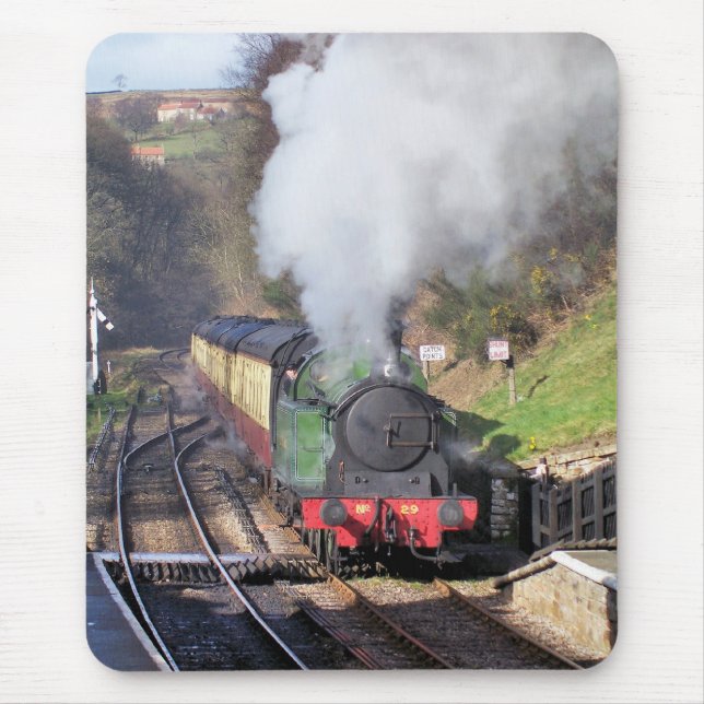 STEAM TRAINS MOUSE PAD (Front)