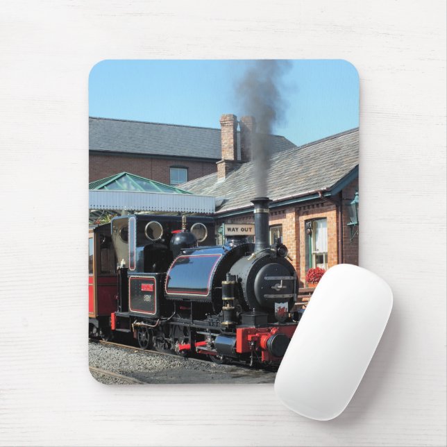 STEAM TRAINS MOUSE PAD (With Mouse)