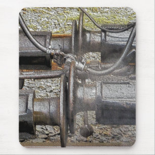 STEAM TRAINS MOUSE PAD