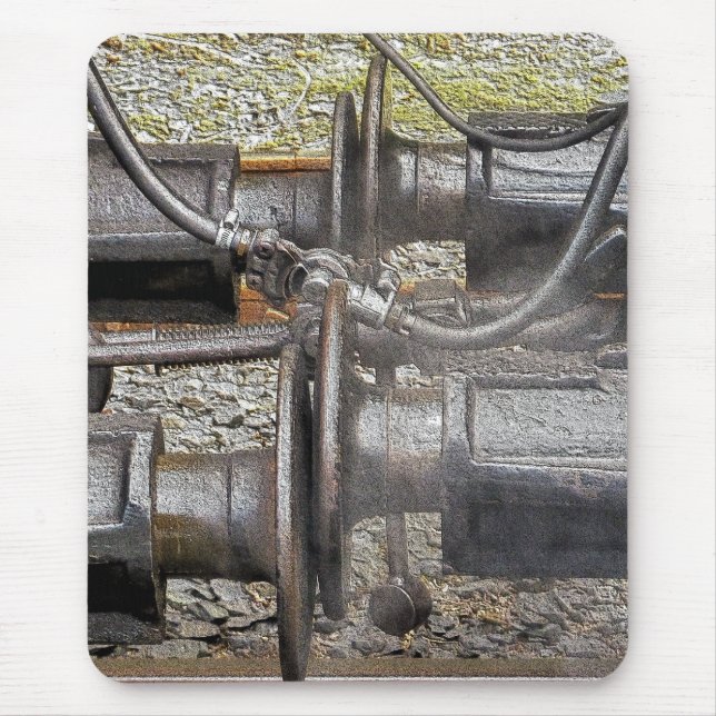 STEAM TRAINS MOUSE PAD (Front)