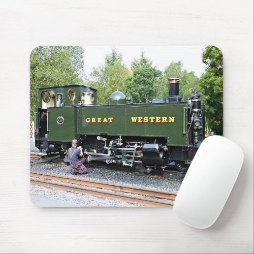 STEAM TRAINS MOUSE PAD