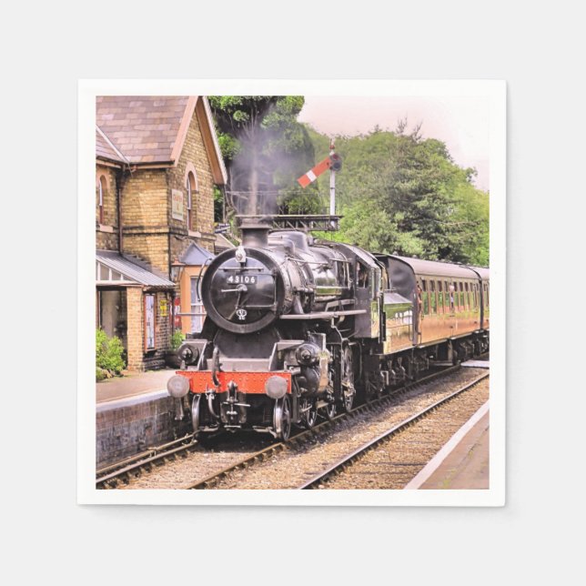 STEAM TRAINS   NAPKINS (Front)