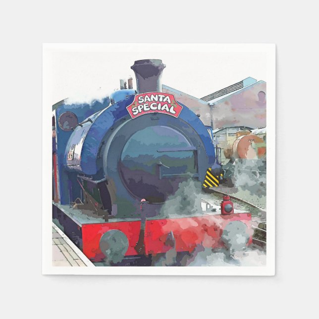STEAM TRAINS NAPKINS (Front)
